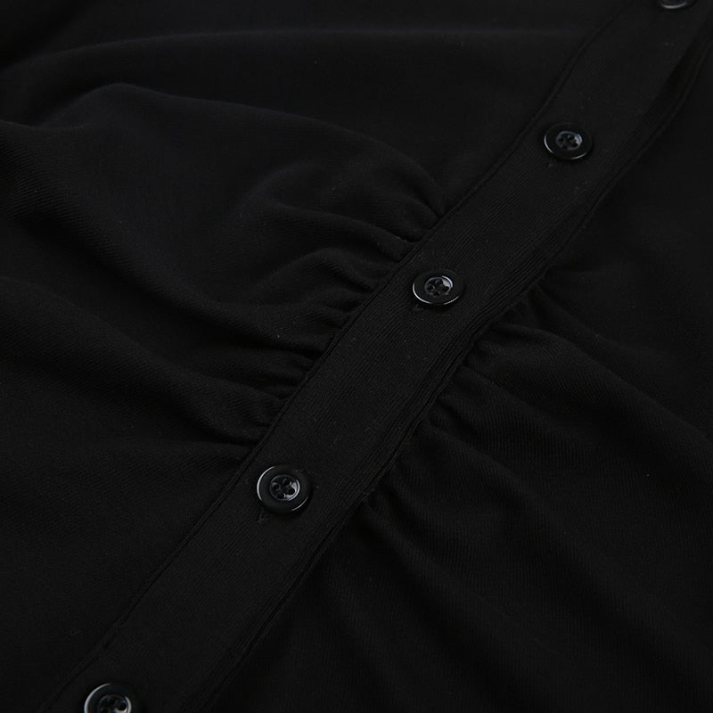 TEAGAN MAXI LONG SLEEVE COLLARED DRESS