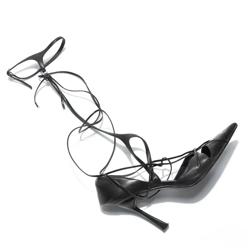 JAZLYN HIGH HEEL GLADIATOR SANDALS