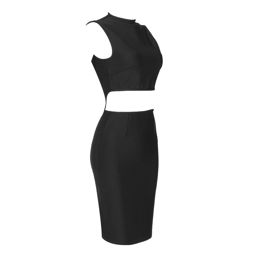 DELANEY BACKLESS TOP and SKIRT SET