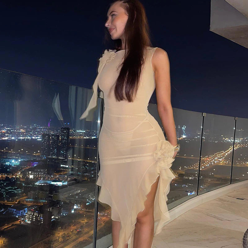 FREYJA RUFFLES DRESS