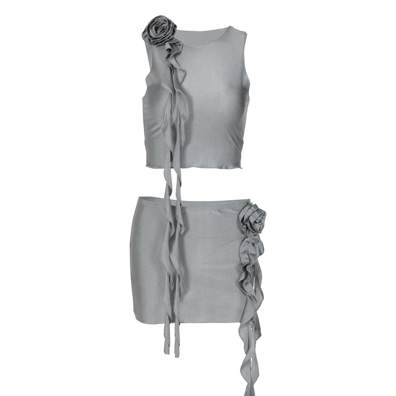HAILEY TOP and SKIRT 2 PIECE DRESS