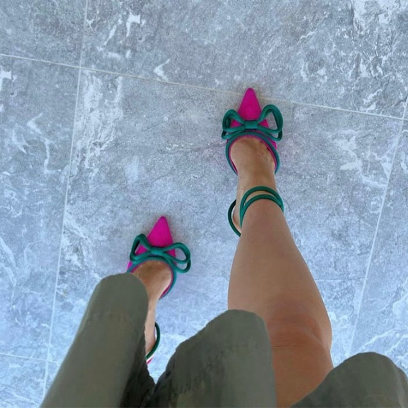 KINLEY BUTTERFLY KNOT SANDALS
