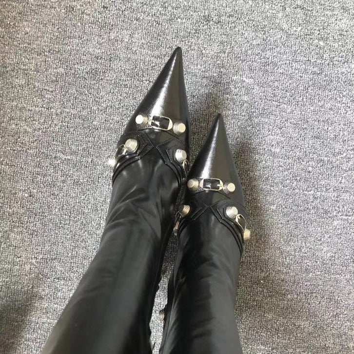 KENNA POINTED TOE HIGH BOOTS