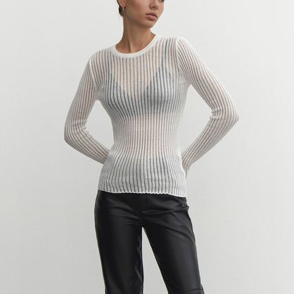 JOCELYN MESH SWEATER