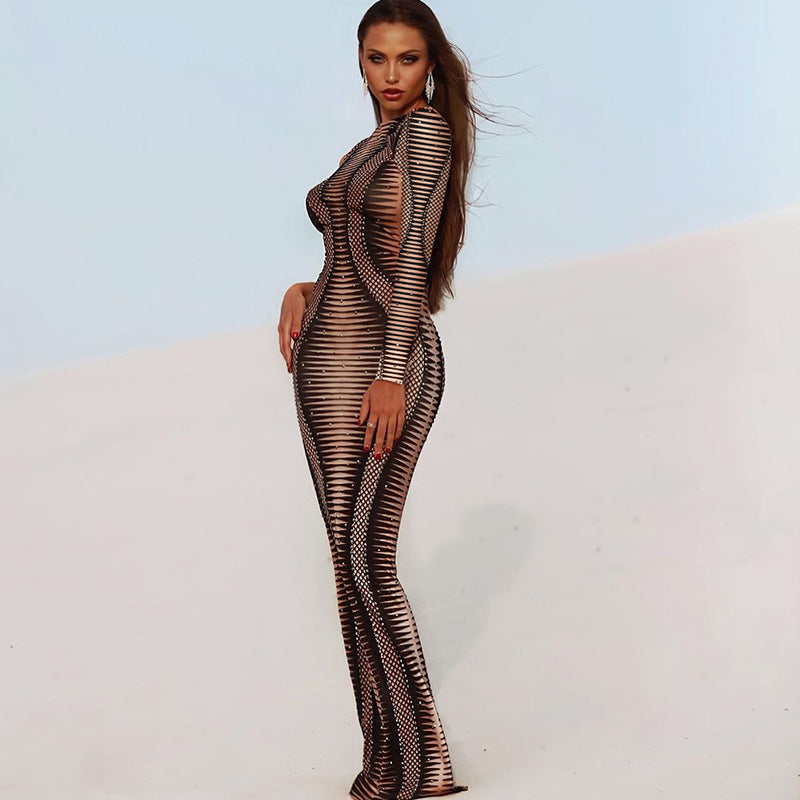 KENZIE PRINTED MAXI DRESS