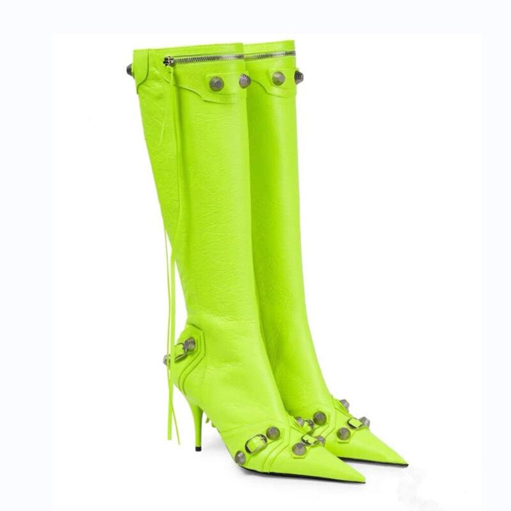 KENNA POINTED TOE HIGH BOOTS