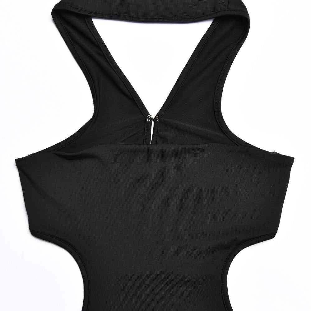 IVANNA HALTERNECK BACKLESS MAXI DRESS