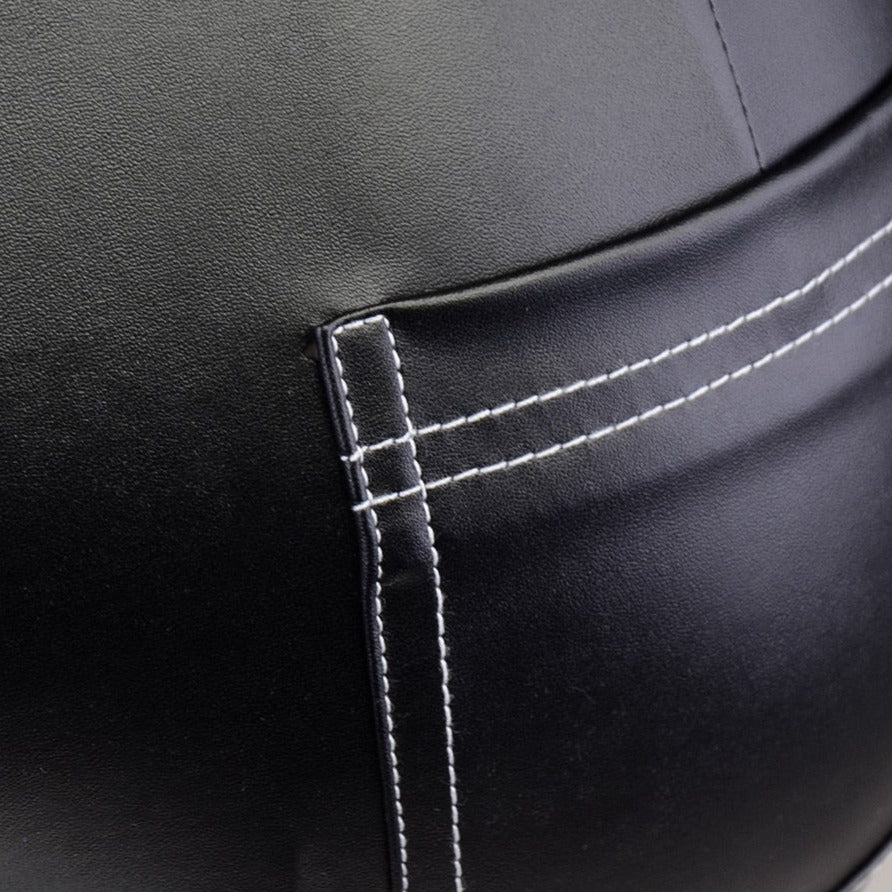 HAISLEY PU LEATHER HIGH WAISTED PANTS