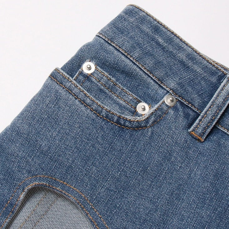 DAVINA MESH HIGH WAIST JEANS