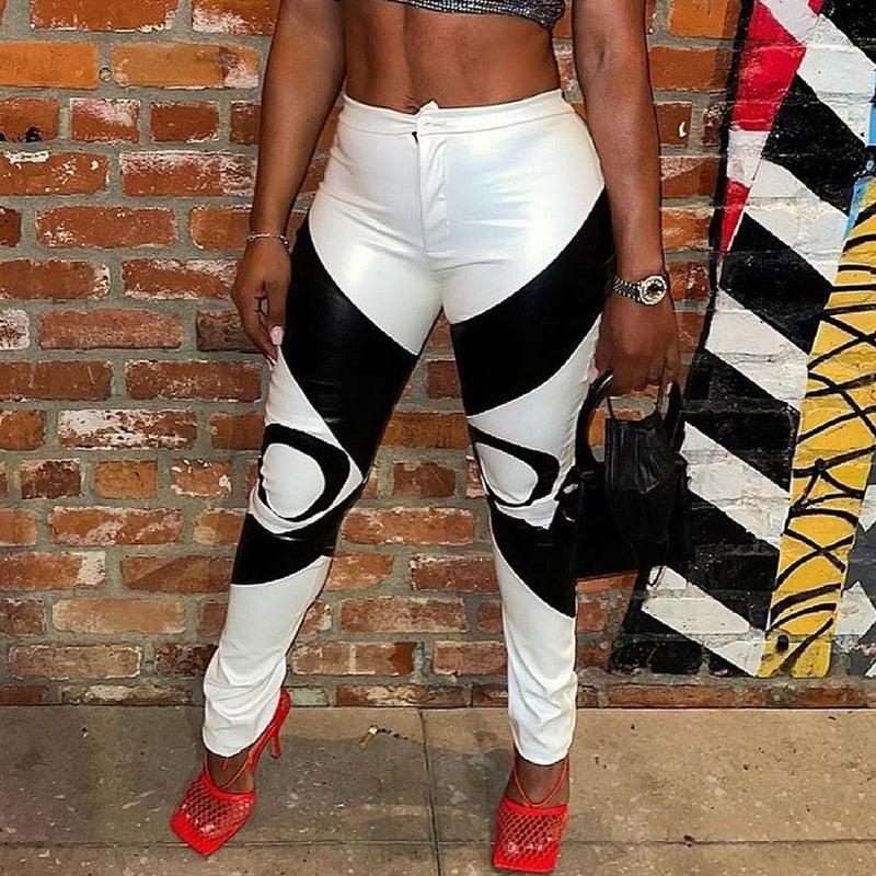 JACQUIELINE PU LEATHER PANTS