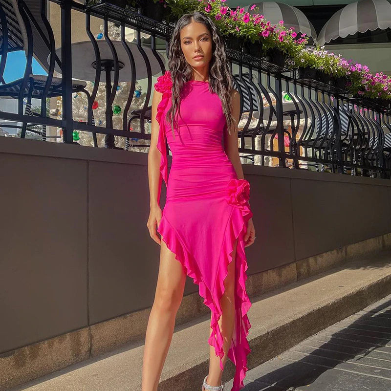 FREYJA RUFFLES DRESS