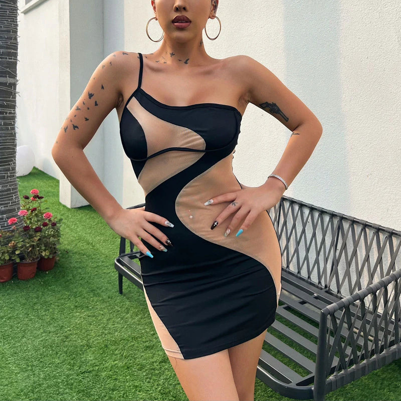 KORA MESH MINI DRESS