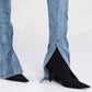 DAMINA HIGH WAIST PANELED JEANS