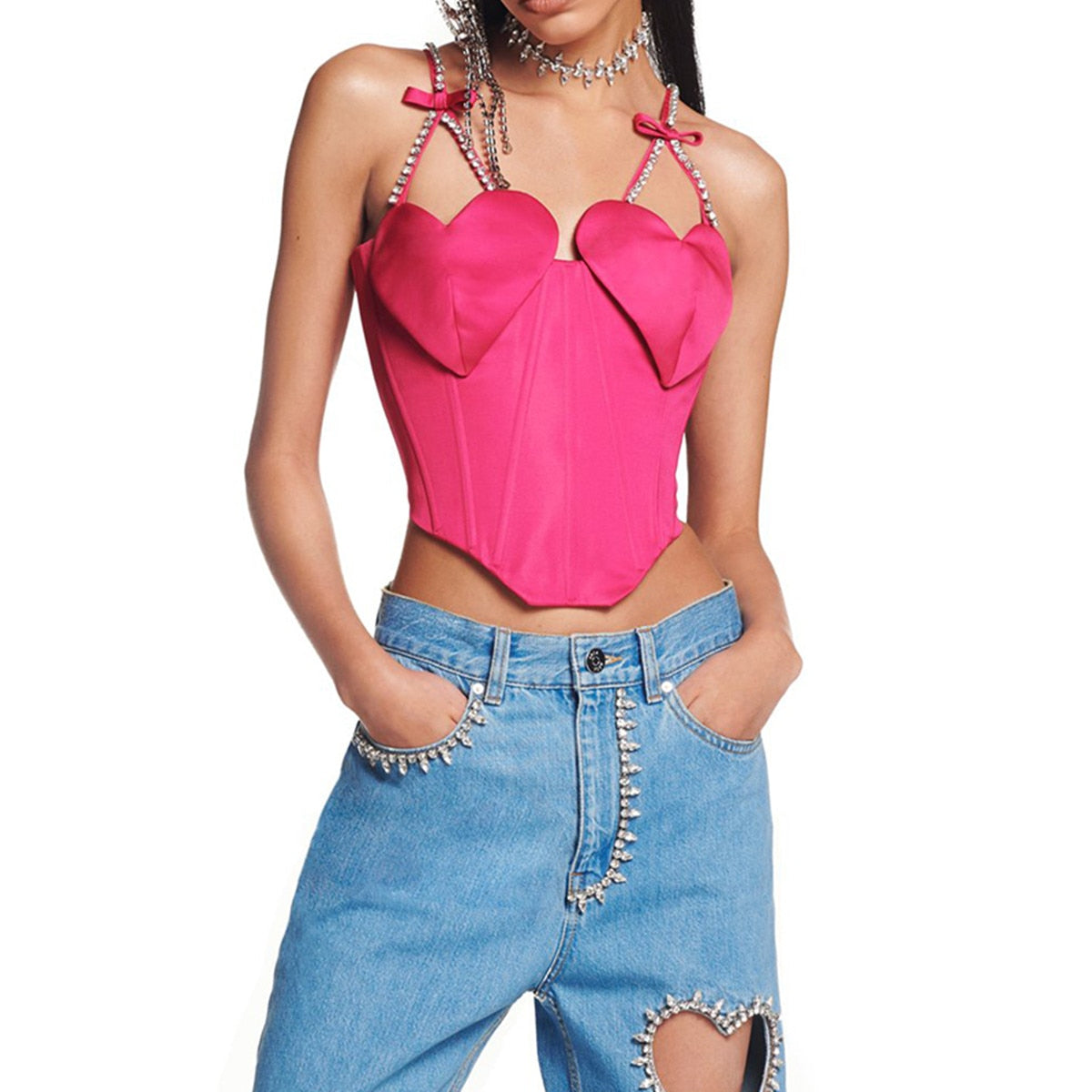 AILEEN TOP with HEARTS