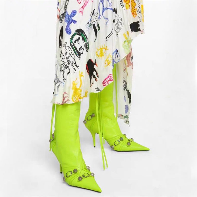 KENNA POINTED TOE HIGH BOOTS