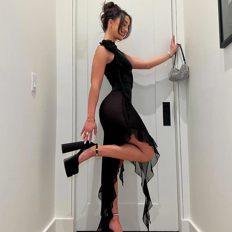FREYJA RUFFLES DRESS