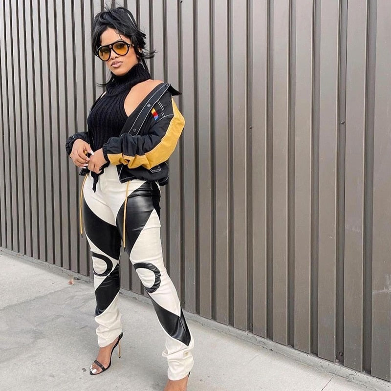 JACQUIELINE PU LEATHER PANTS
