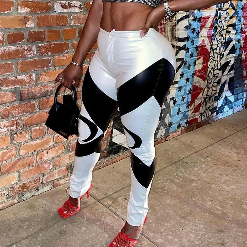 JACQUIELINE PU LEATHER PANTS