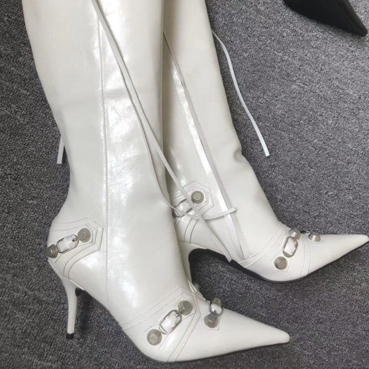 KENNA POINTED TOE HIGH BOOTS