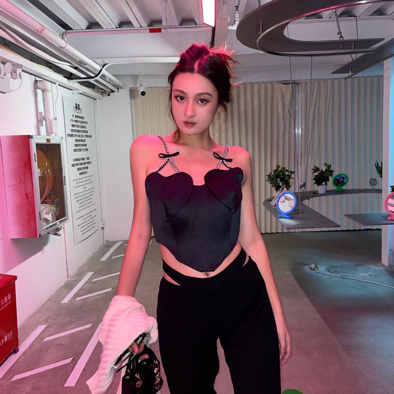 AILEEN TOP with HEARTS