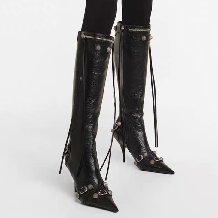 KENNA POINTED TOE HIGH BOOTS
