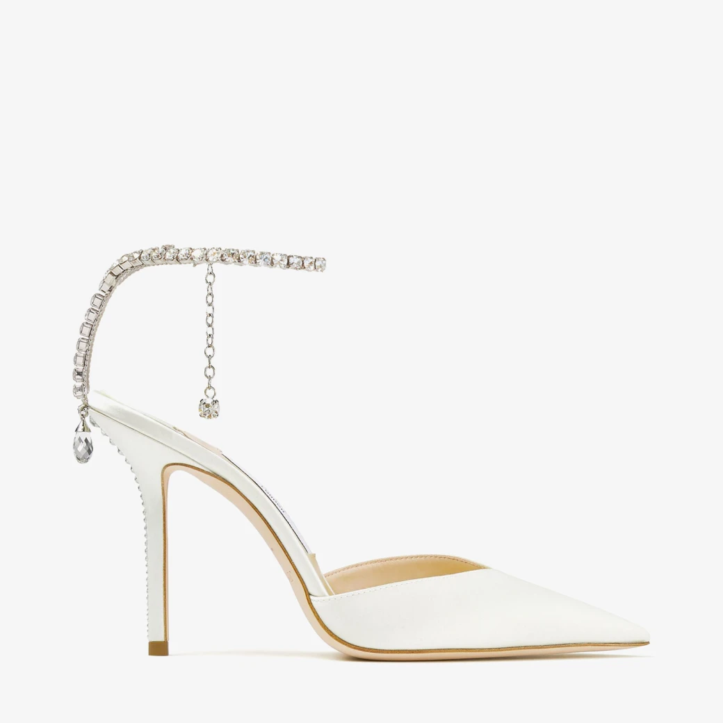 VERONICA PONTED TOE SANDALS EMBELLISHED with CRYSTALS