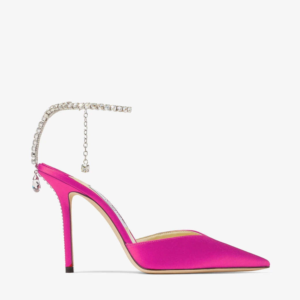 VERONICA PONTED TOE SANDALS EMBELLISHED with CRYSTALS