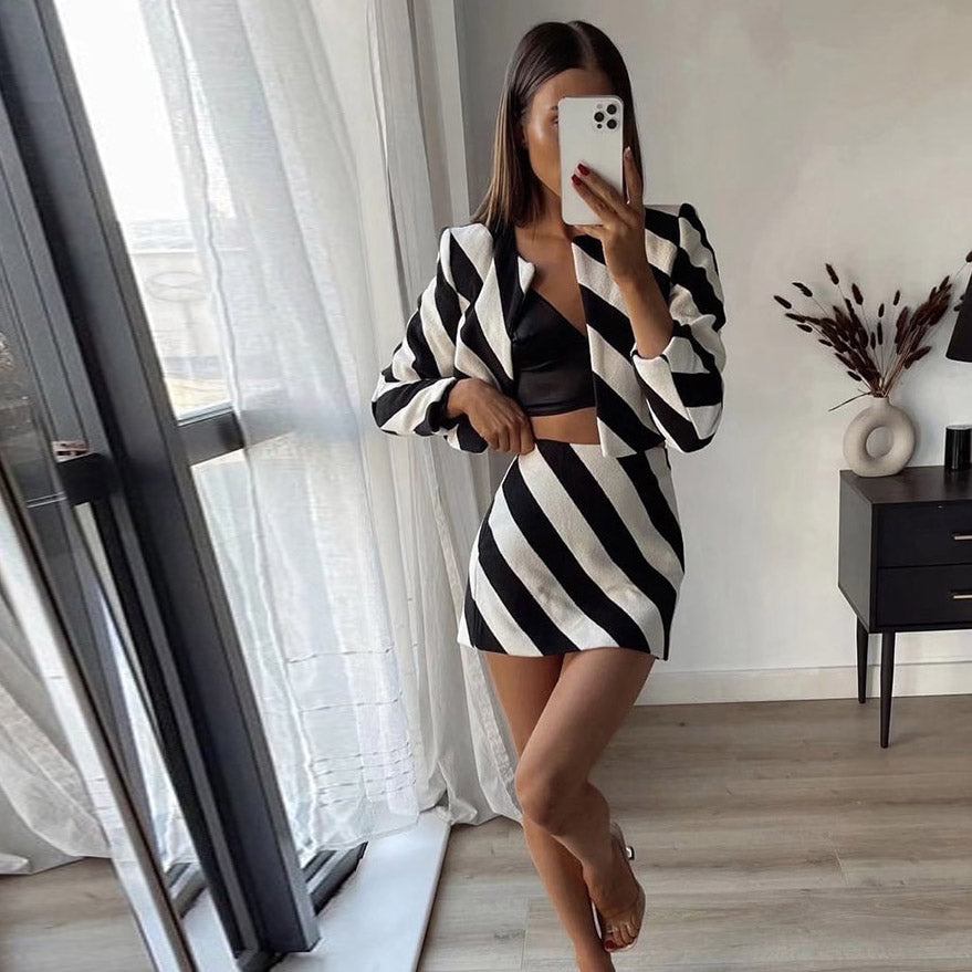 STEPHANIE JACKET and SKIRT 2 PIECE SUIT