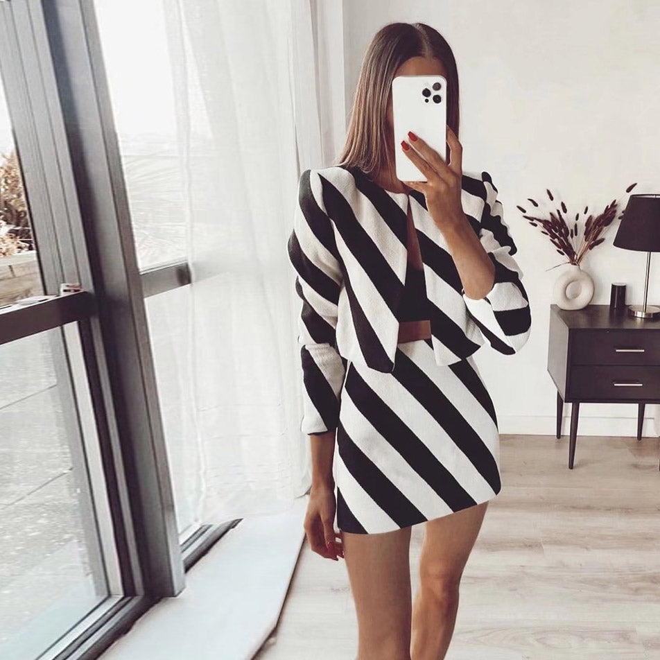 STEPHANIE JACKET and SKIRT 2 PIECE SUIT