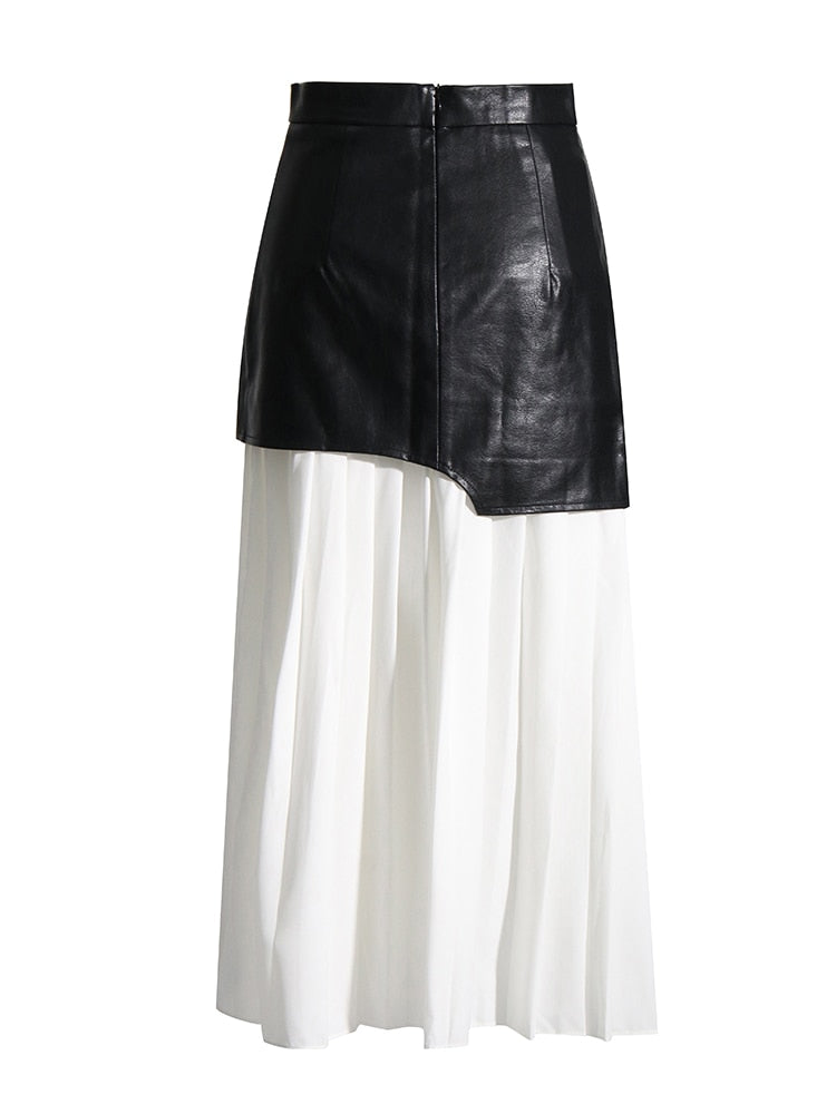 CAMILLE PLEATED MAXI SKIRT