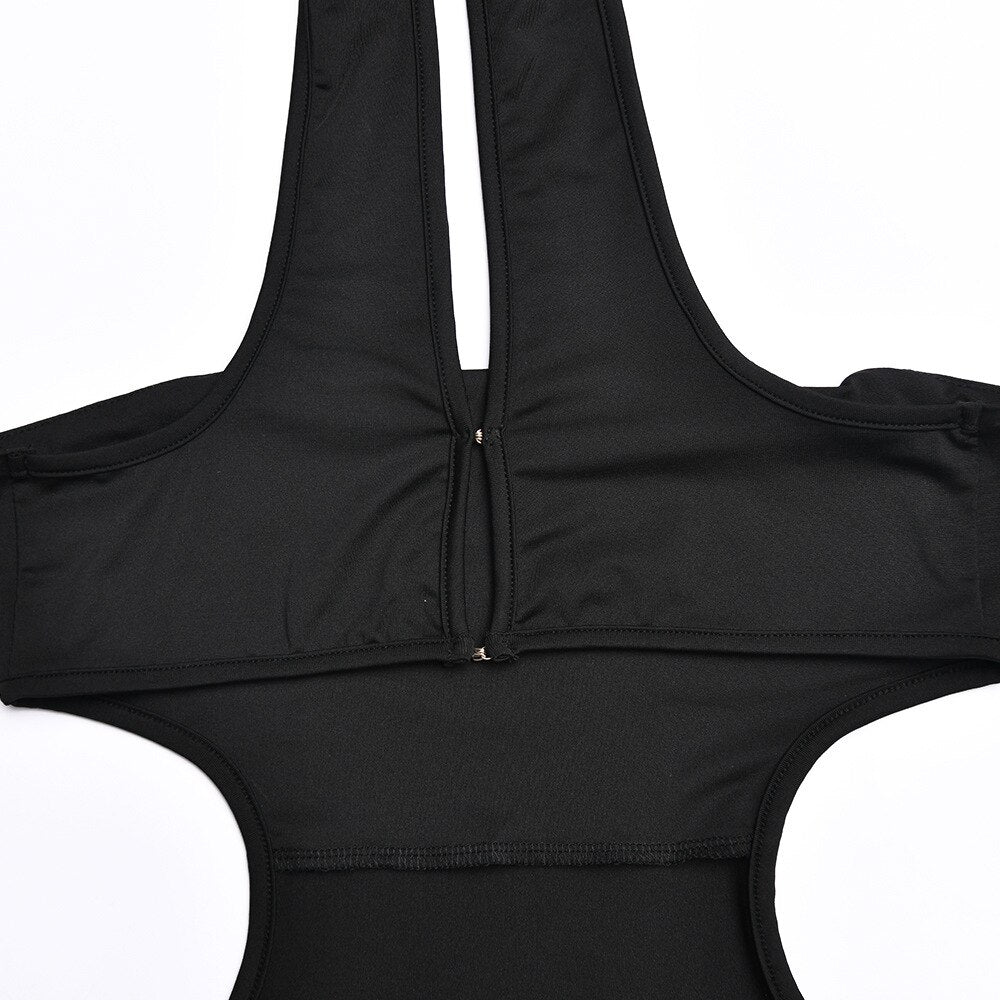 IVANNA HALTERNECK BACKLESS MAXI DRESS