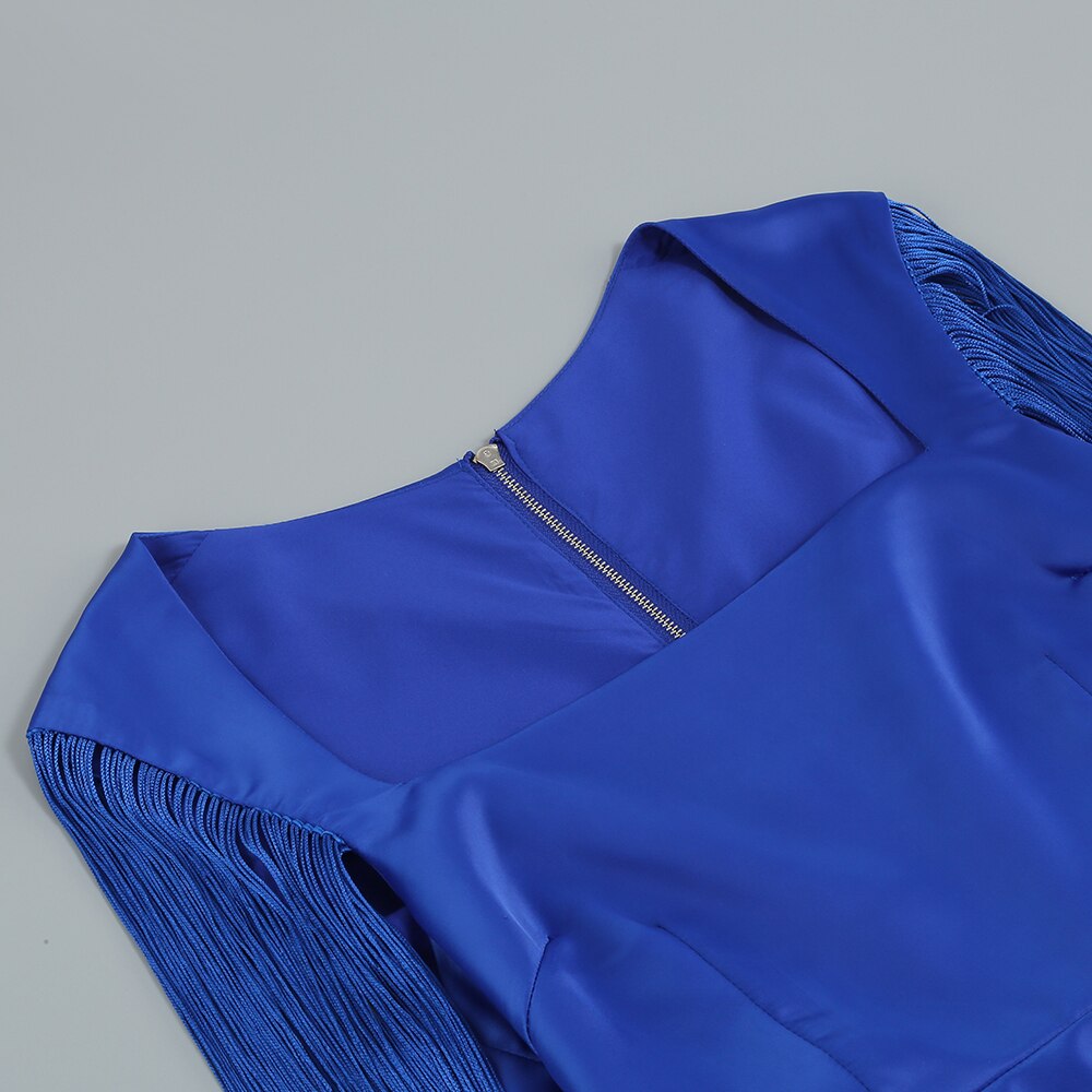 AUSTYM MIDI TASSEL DRESS