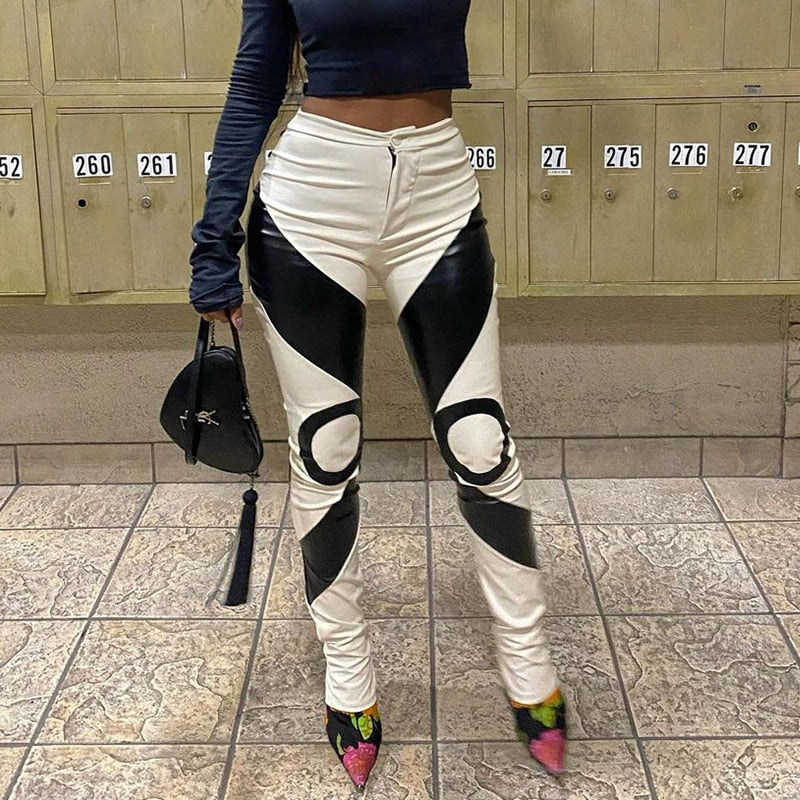 JACQUIELINE PU LEATHER PANTS