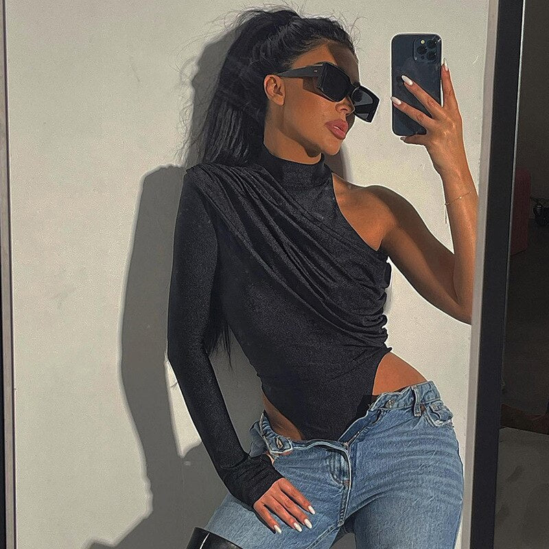 KELLA ONE SHOULDER BODYSUIT