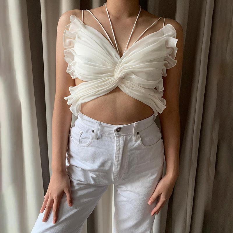 IRENE BUTTERFLY WHITE TOP