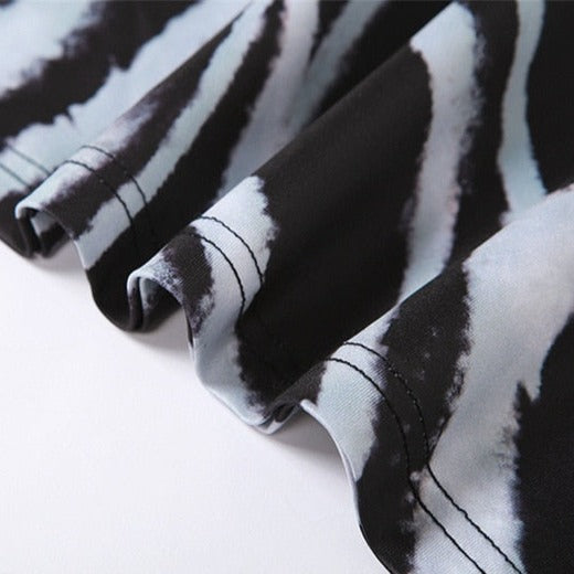 DOROTHY ZEBRA BLOUSE and MAXI SKIRT SET