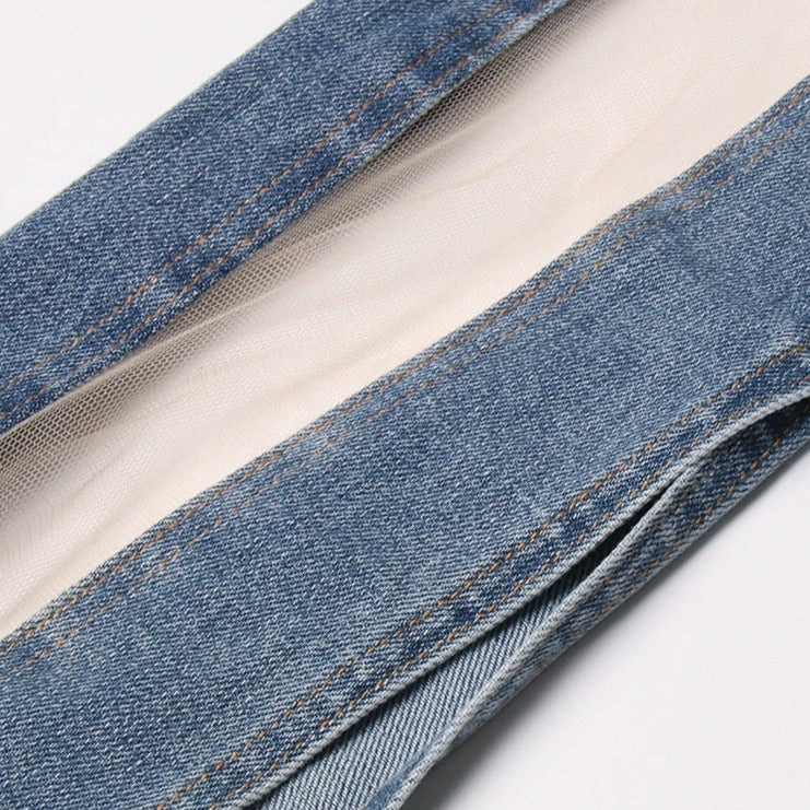 DAVINA MESH HIGH WAIST JEANS