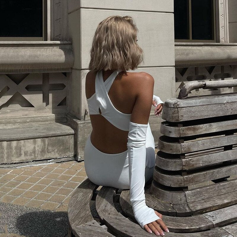 IVANNA HALTERNECK BACKLESS MAXI DRESS