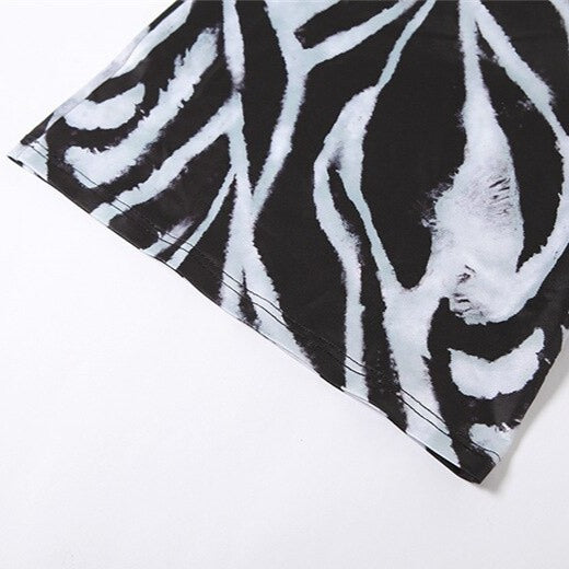 DOROTHY ZEBRA BLOUSE and MAXI SKIRT SET