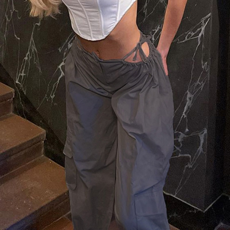 REBECCA CUT OUT OVERSIZED PANTS