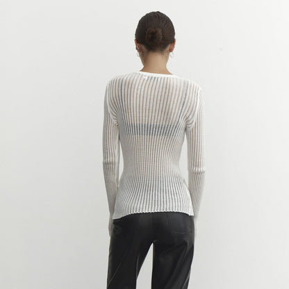 JOCELYN MESH SWEATER