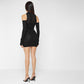 ARIELLE LONG SLEEVE KNITTED MINI DRESS