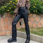 NELLIE PU LEATHER PANTS