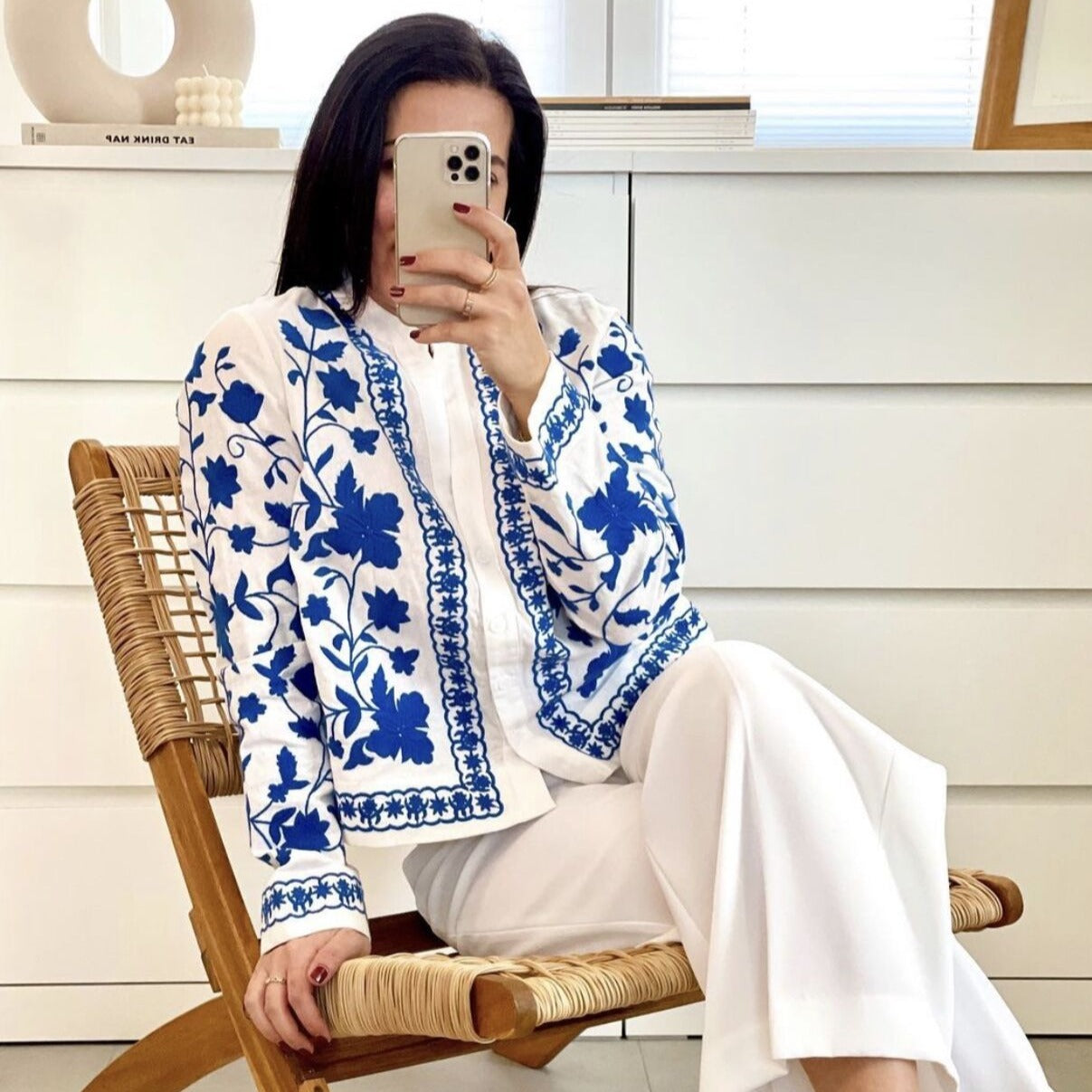 DANIELLA EMBROIDERED CARDIGAN