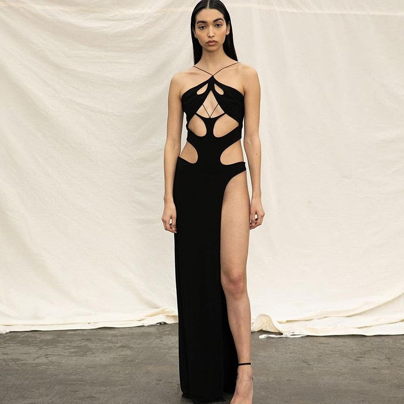 CATHERINE MAXI CUTOUT DRESS