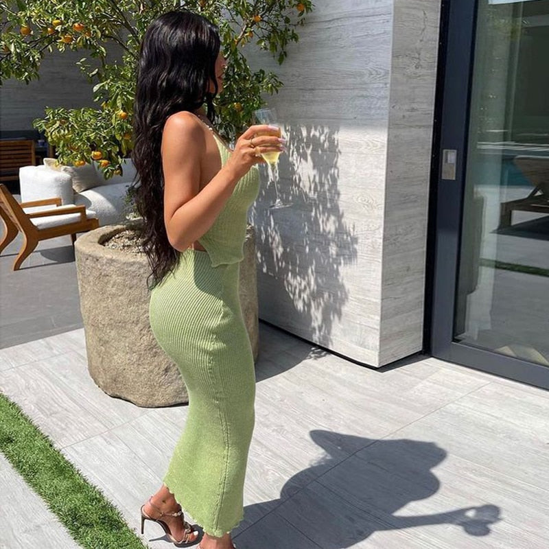 KYLIE MAXI SKIRT and TOP 2 PIECE SET