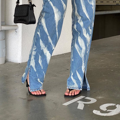 KEYLA PRINTED JEANS