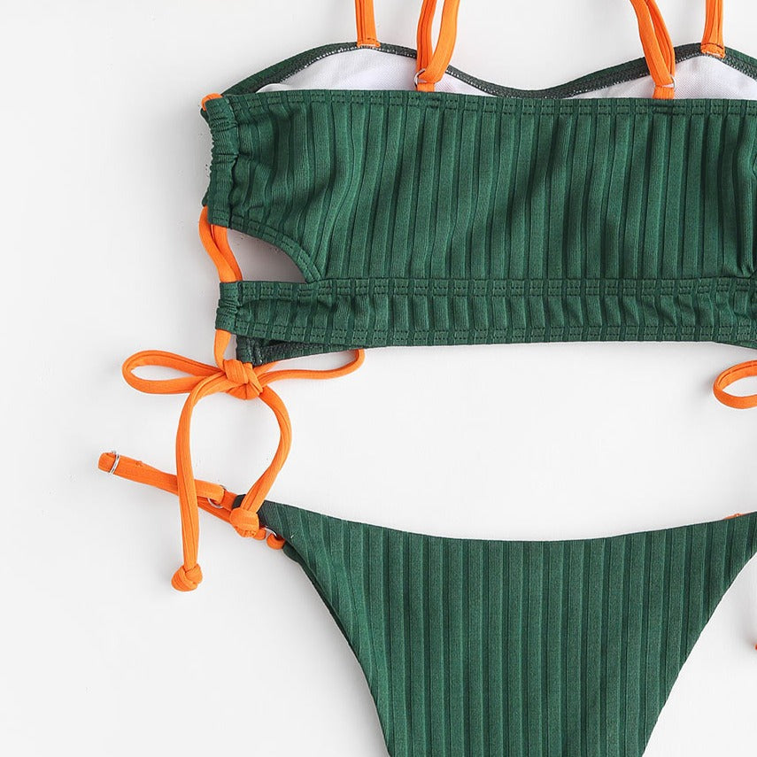 BROOKE LACE UP BIKINI