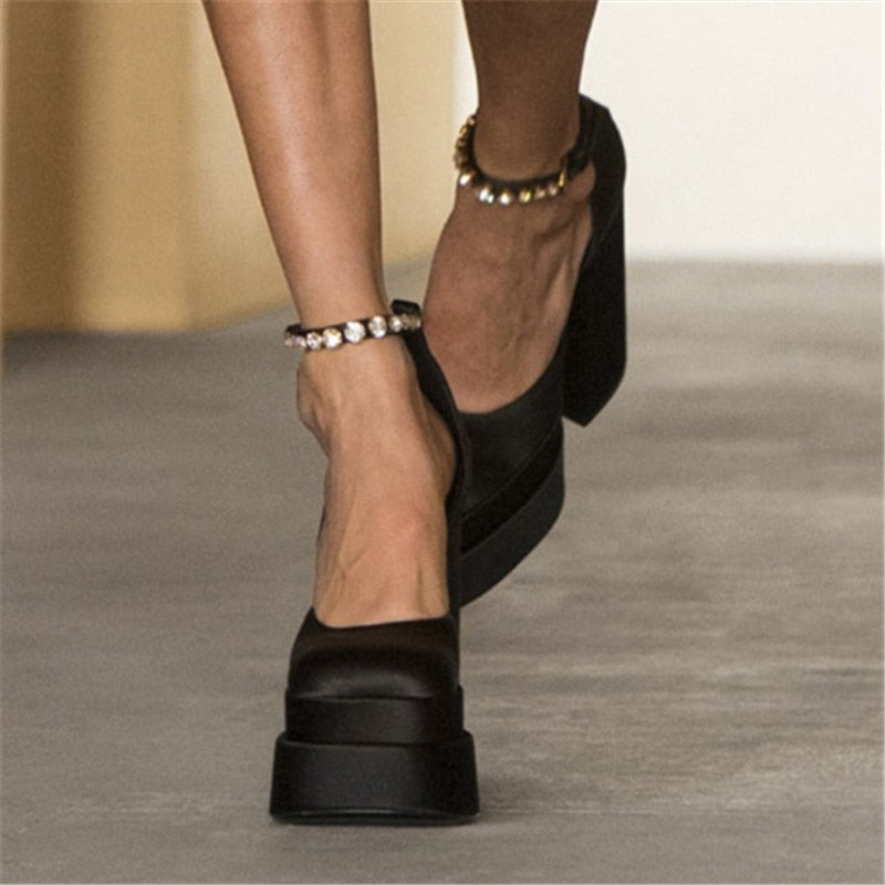 RAYNA HIGH HEEL SANDALS with PLATFORM