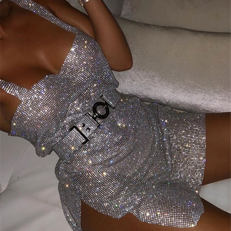 ROWAN SPARKLING MINI DRESS
